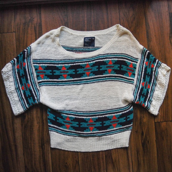 ❌❌SOLD American Eagle Short Sleeve Knit Top❌❌ - Picture 1 of 4